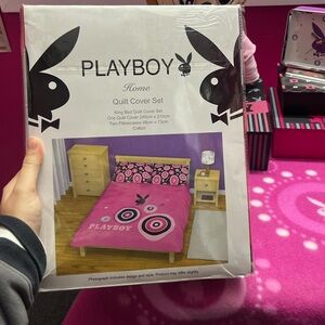 Vintage playboy bedset